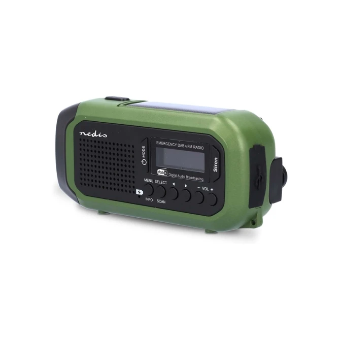 Noodradio Nedis DAB+ FM zonnepaneel