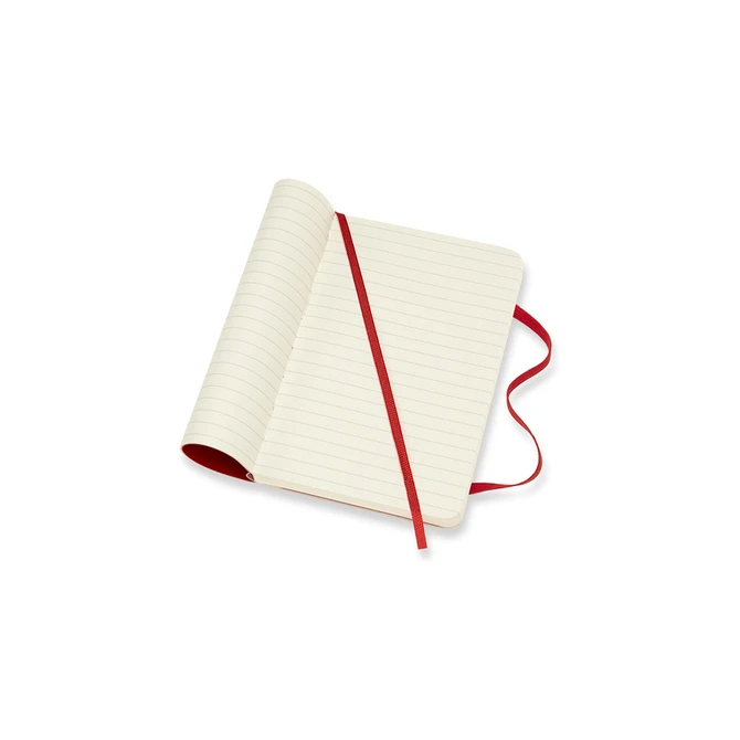 notitieboek A6 Moleskine SC rood