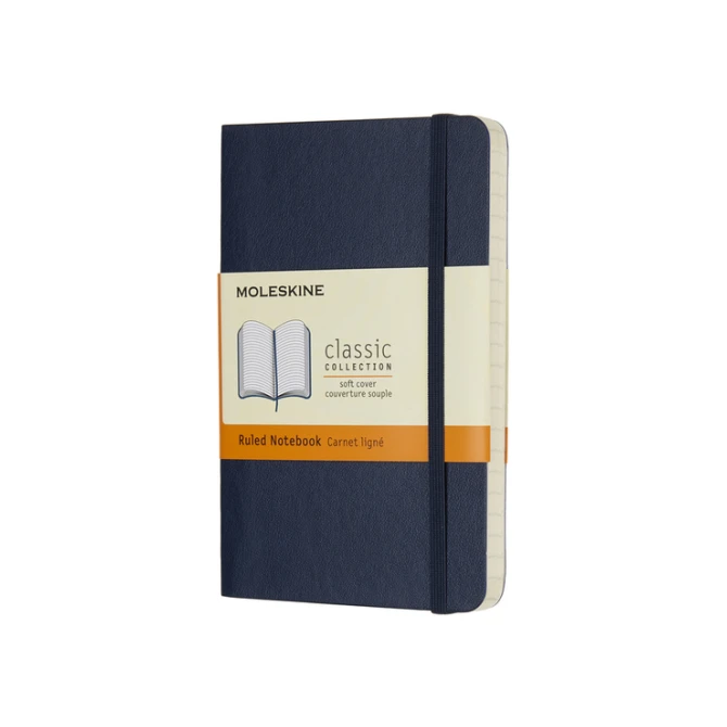 notitieboek A6 Moleskine SC saffier blauw