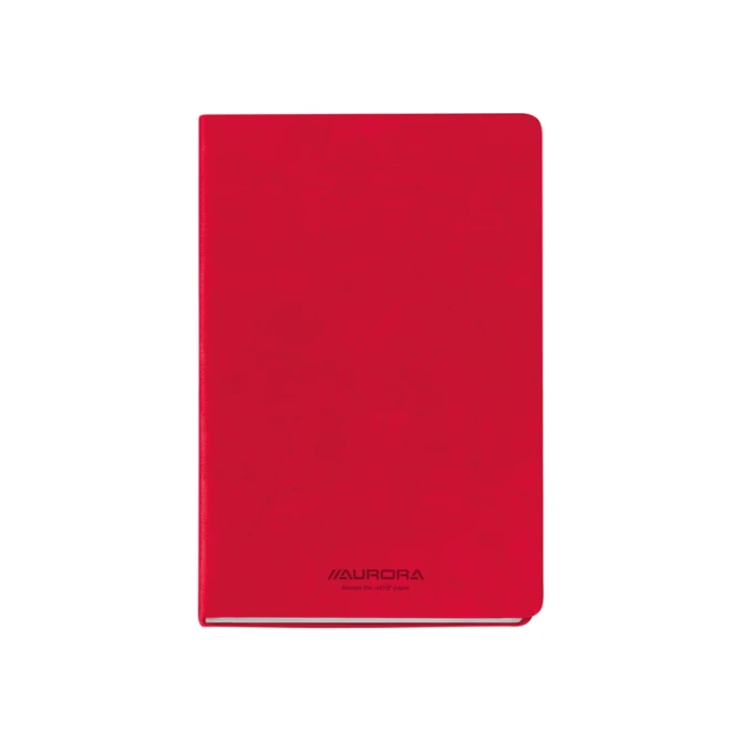 Notitieboek Aurora Capri A5 192blz lijn 80gr rood
