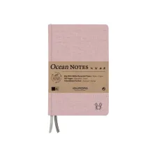 Notitieboek Aurora Ocean A5 192blz lijn 80gr linnenstructuur kaft rood