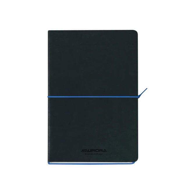 Notitieboek Aurora Tesoro A5 192blz lijn 80gr blauw