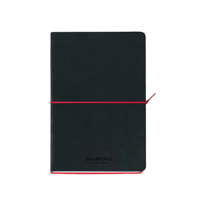 Notitieboek Aurora Tesoro A5 192blz lijn 80gr rood