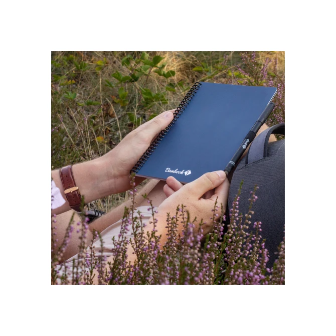 Notitieboek Bambook Original Navy A5 lijn 40 pagina's uitwisbaar