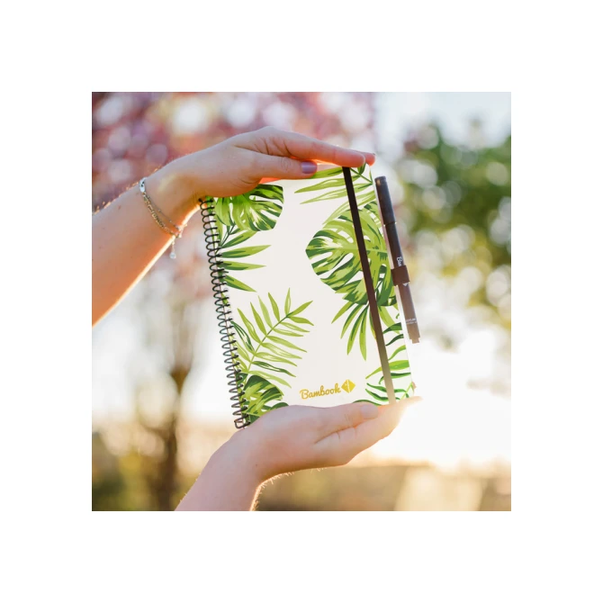 Notitieboek Bambook Original Tropical A5 lijn 40 pagina's uitwisbaar