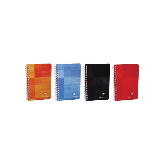 Notitieboek Clairefontaine 75x120mm spiraal lijn