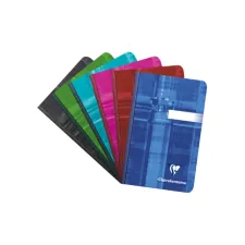 Notitieboek Clairefontaine 90x140mm lijn assorti
