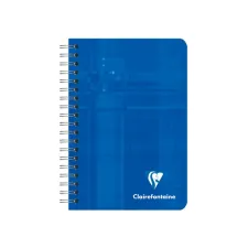 Notitieboek Clairefontaine 95x140mm spiraal lijn assorti