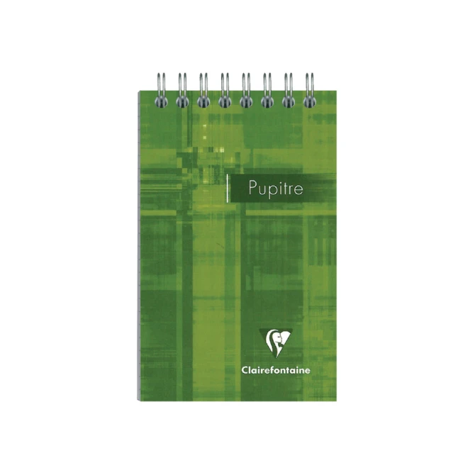 Notitieboek Clairefontaine Puptire 75x120mm spiraal lijn