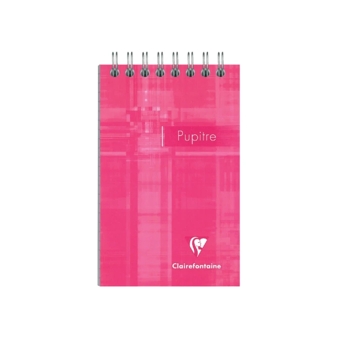 Notitieboek Clairefontaine Puptire 75x120mm spiraal lijn