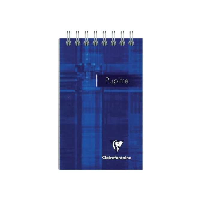 Notitieboek Clairefontaine Puptire 75x120mm spiraal lijn
