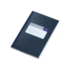 Notitieboek Djois Atlanta gelijmd 165x105mm 128blz blauw