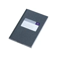 Notitieboek Djois Atlanta gelijmd 165x105mm 128blz grijs