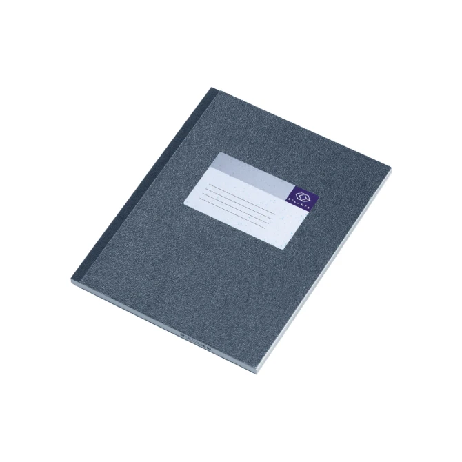 Notitieboek Djois Atlanta gelijmd 210x165 128blz lijn grijs