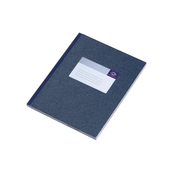 Notitieboek Djois Atlanta gelijmd 210x165mm 144blz lijn blauw