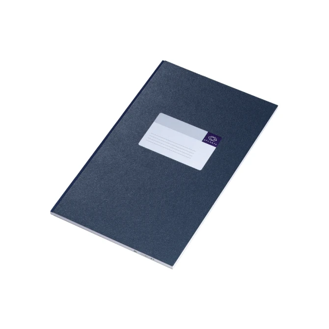 Notitieboek Djois Atlanta gelijmd 330x205mm 96 blz.blauw