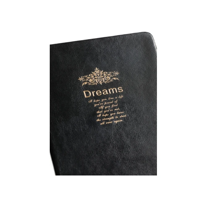 Notitieboek Kalpa Dreams 214x145x40mm blanco zwart