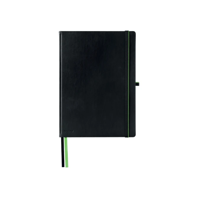 Notitieboek Leitz Complete A4 lijn 160 pagina's 100gr zwart