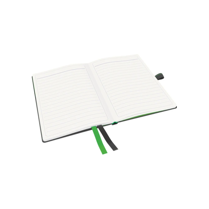 Notitieboek Leitz Complete A6 lijn 160 pagina's 100gr zwart