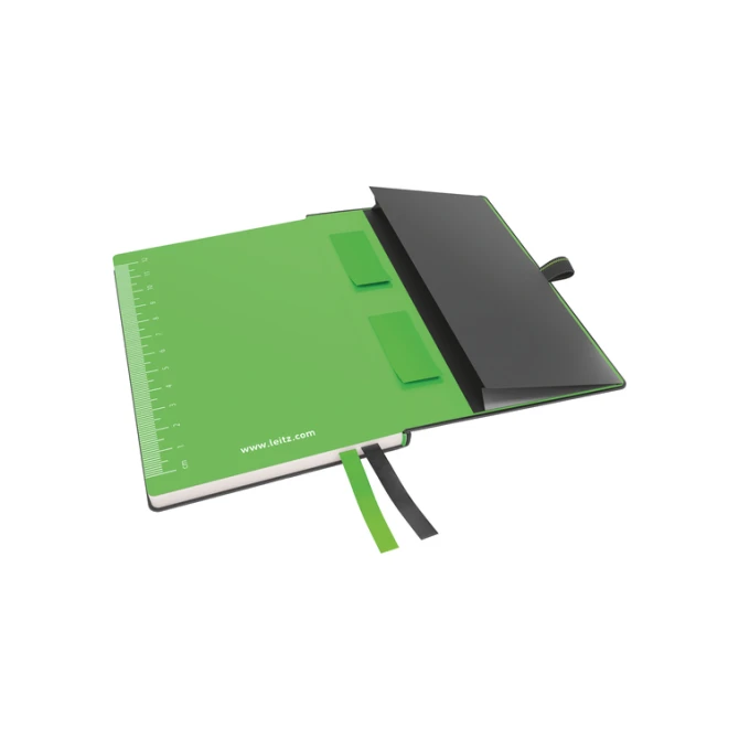 Notitieboek Leitz Complete A6 lijn 160 pagina's 100gr zwart