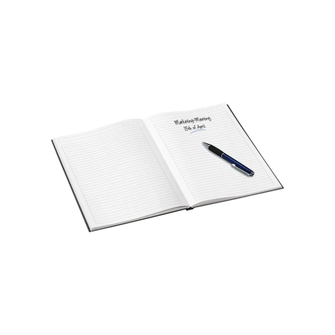 Notitieboek Leitz WOW A5 lijn zwart