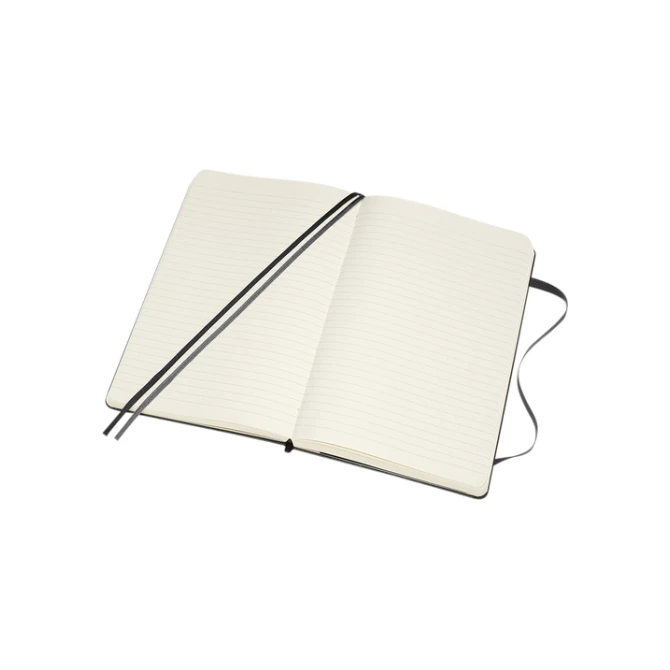 Notitieboek Moleskine Expanded large 130x210mm lijn hard cover zwart