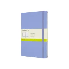 Notitieboek Moleskine large 130x210mm blanco hard cover hydrangea blue