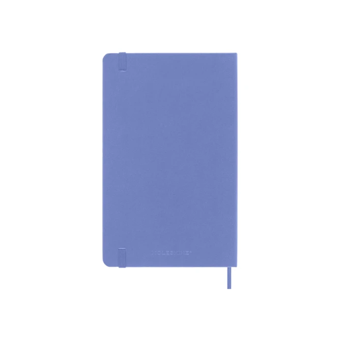 Notitieboek Moleskine large 130x210mm blanco hard cover hydrangea blue