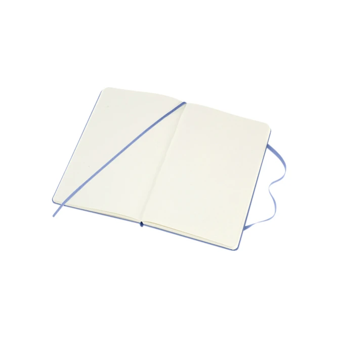 Notitieboek Moleskine large 130x210mm blanco hard cover hydrangea blue