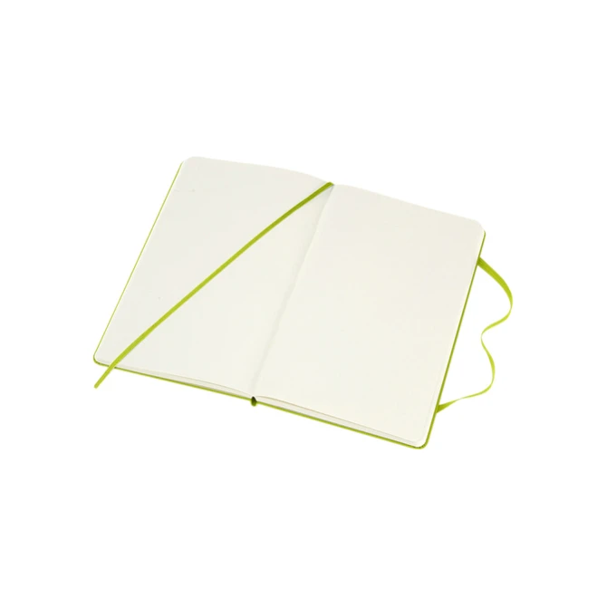 Notitieboek Moleskine large 130x210mm blanco hard cover lemon green