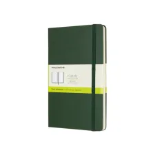 Notitieboek Moleskine large 130x210mm blanco hard cover myrtle green