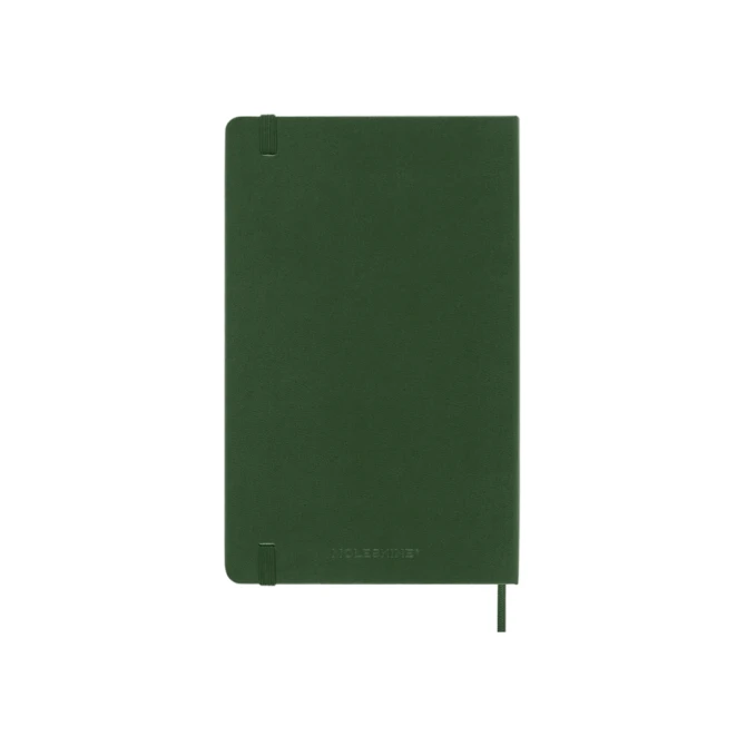 Notitieboek Moleskine large 130x210mm blanco hard cover myrtle green