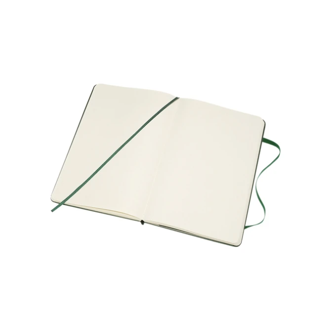 Notitieboek Moleskine large 130x210mm blanco hard cover myrtle green