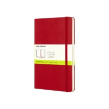 Notitieboek Moleskine large 130x210mm blanco hard cover rood