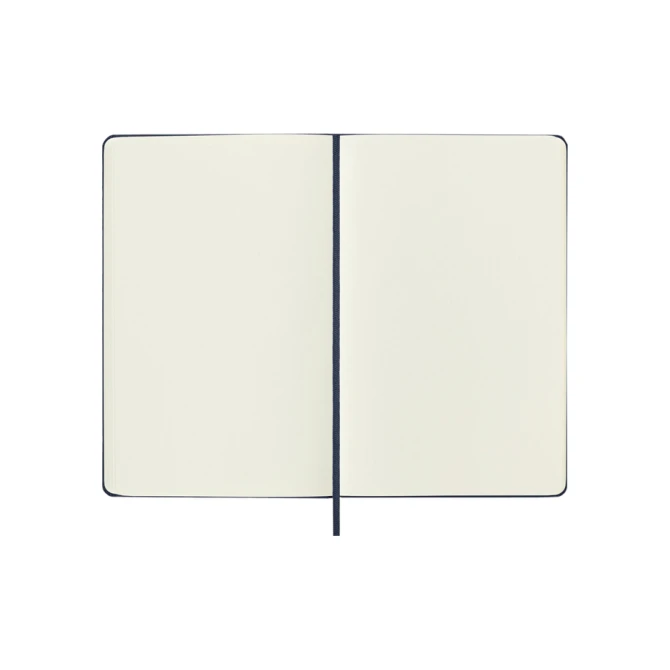 Notitieboek Moleskine large 130x210mm blanco hard cover sapphire blue