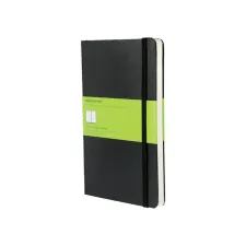 Notitieboek Moleskine large 130x210mm blanco hard cover zwart
