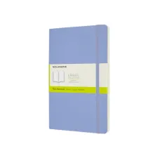 Notitieboek Moleskine large 130x210mm blanco soft cover hydrangea blue