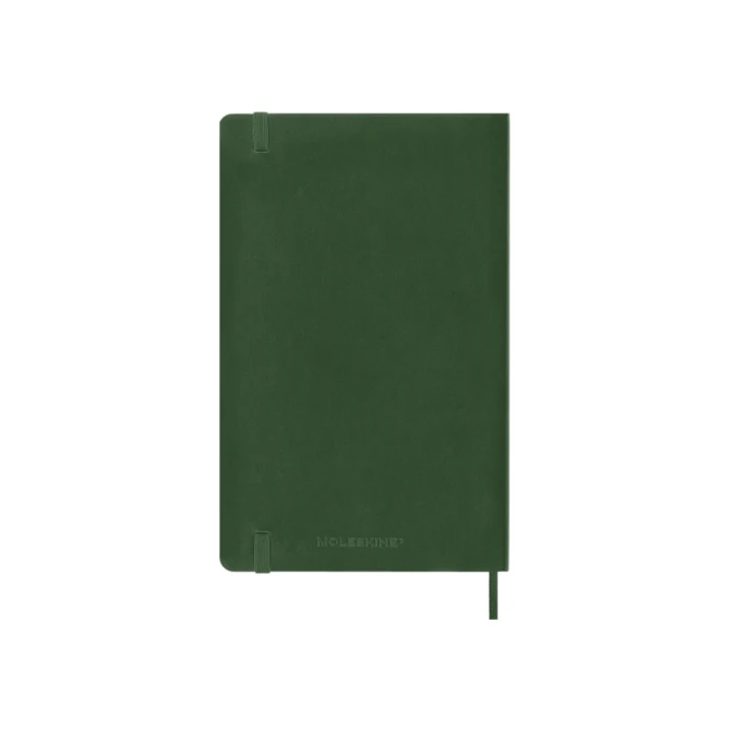 Notitieboek Moleskine large 130x210mm blanco soft cover myrtle green