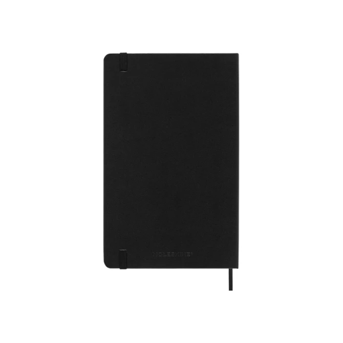 Notitieboek Moleskine large 130x210mm dots hard cover zwart