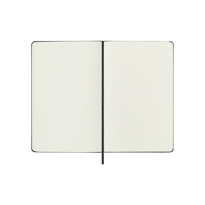 Notitieboek Moleskine large 130x210mm dots hard cover zwart