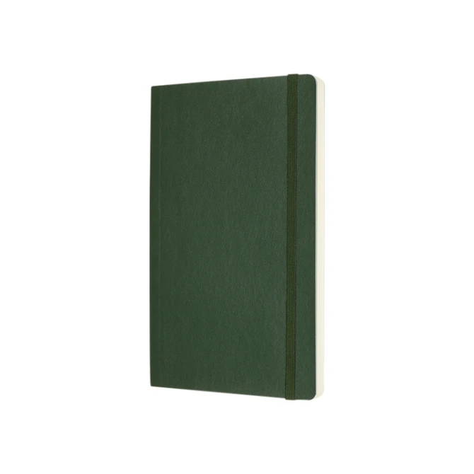 Notitieboek Moleskine large 130x210mm dots soft cover myrtle green