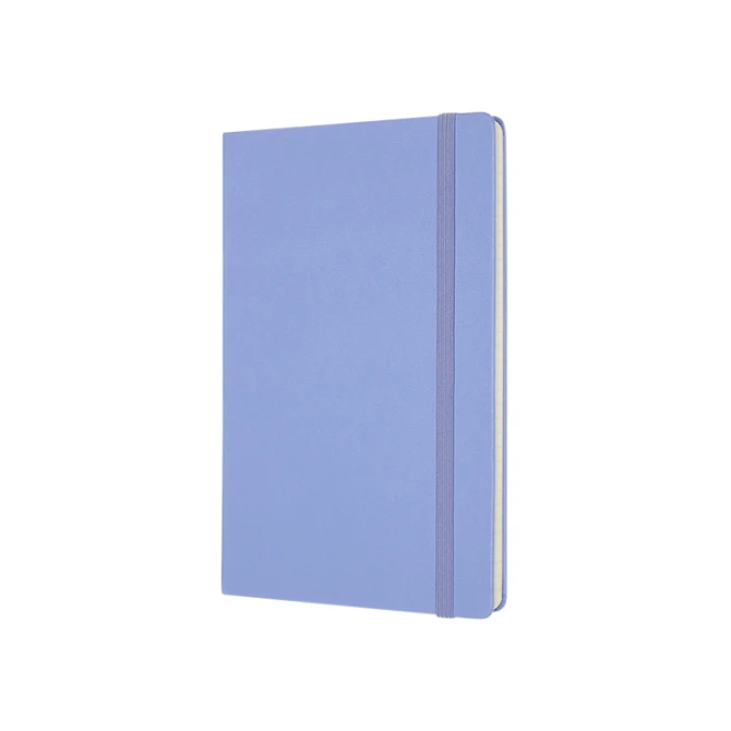 Notitieboek Moleskine large 130x210mm lijn hard cover hydrangea blue