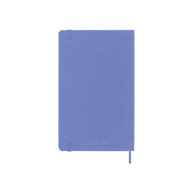 Notitieboek Moleskine large 130x210mm lijn hard cover hydrangea blue