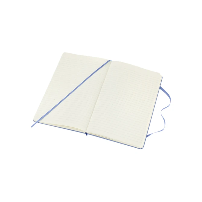 Notitieboek Moleskine large 130x210mm lijn hard cover hydrangea blue