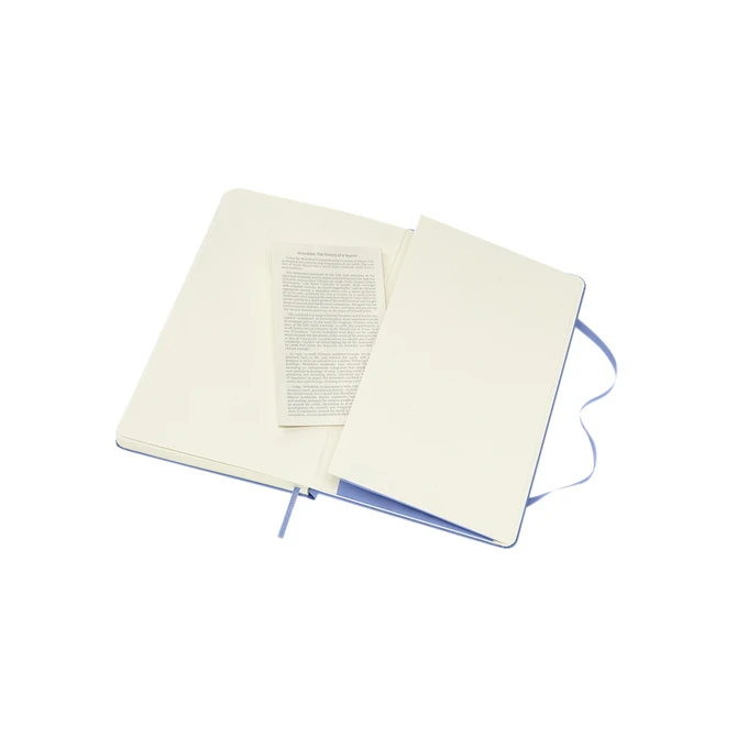 Notitieboek Moleskine large 130x210mm lijn hard cover hydrangea blue