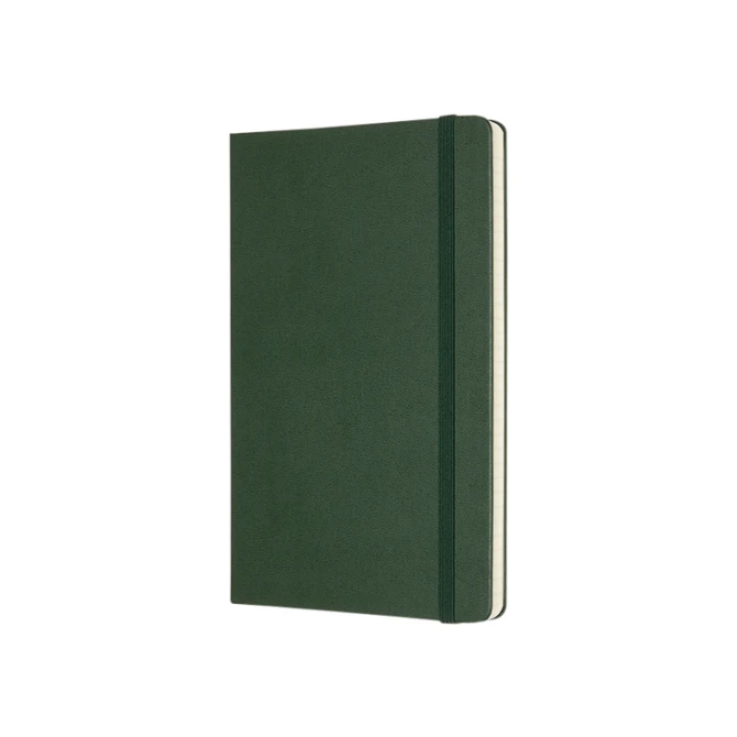 Notitieboek Moleskine large 130x210mm lijn hard cover myrtle green
