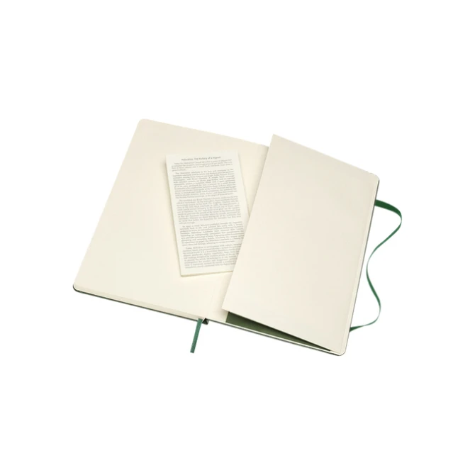 Notitieboek Moleskine large 130x210mm lijn hard cover myrtle green