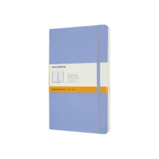 Notitieboek Moleskine large 130x210mm lijn soft cover hydrangea blue