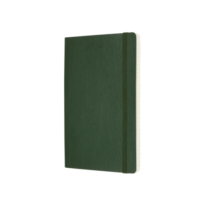 Notitieboek Moleskine large 130x210mm lijn soft cover myrtle green