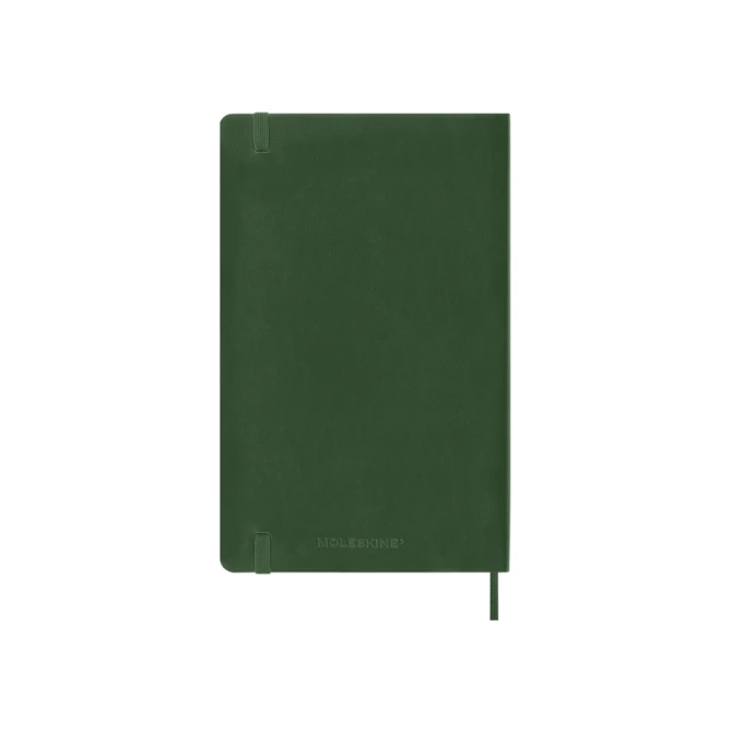 Notitieboek Moleskine large 130x210mm lijn soft cover myrtle green